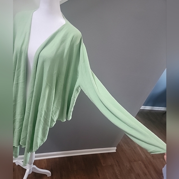 Eileen Fisher Light Green Cardigan - Picture 2 of 6